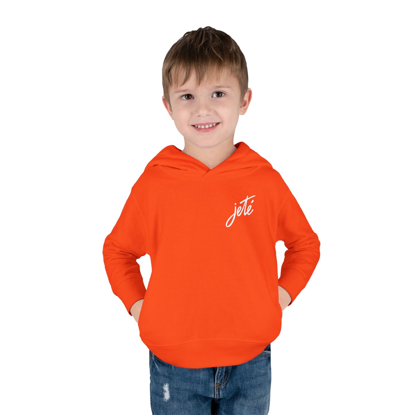 “Jeté” Official  Logo | Ballet & Dance Hoodie for Kids & Young Dance Enthusiasts - Toddler Pullover Hoodie
