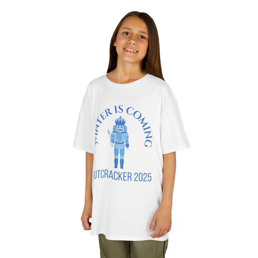 “Winter Is Coming Nutcracker 2025” YOUTH T-shirt | Holiday Dance Tee for Ballet Dancers