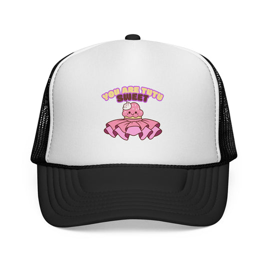 "You Are Tutu Sweet" Capybara Dance Hat – Cute Kawaii Unisex Trucker Hat for Dancers & Ballet Fans