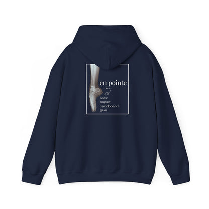 "I Dance En Pointe" Unisex Hoodie – Ballet-Themed Personalized Hoodie for Teens and Adults Featuring X-Ray Foot Design