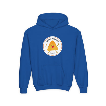 "Nacho Average Dancer" Youth Hooded Sweatshirt – Funny Dance Pun Nacho Graphic Hoodie for Kids and Teens