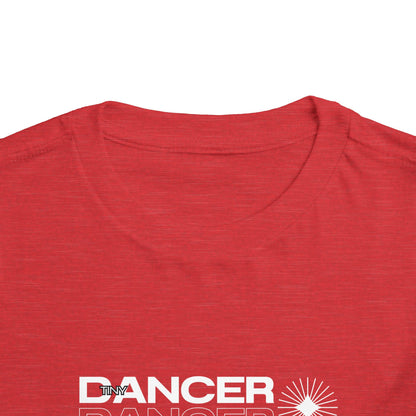 “Tiny Dancer" Toddler Short Sleeve T-Shirt – Streetwear-Inspired Ballet Class Graphic Tee for Kids