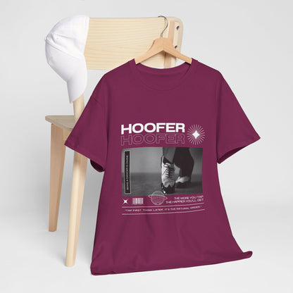 “Hoofer" Tap Dance Unisex Heavy Cotton Tee – Streetwear-Inspired Tap Shoes Graphic T-Shirt for Dancers