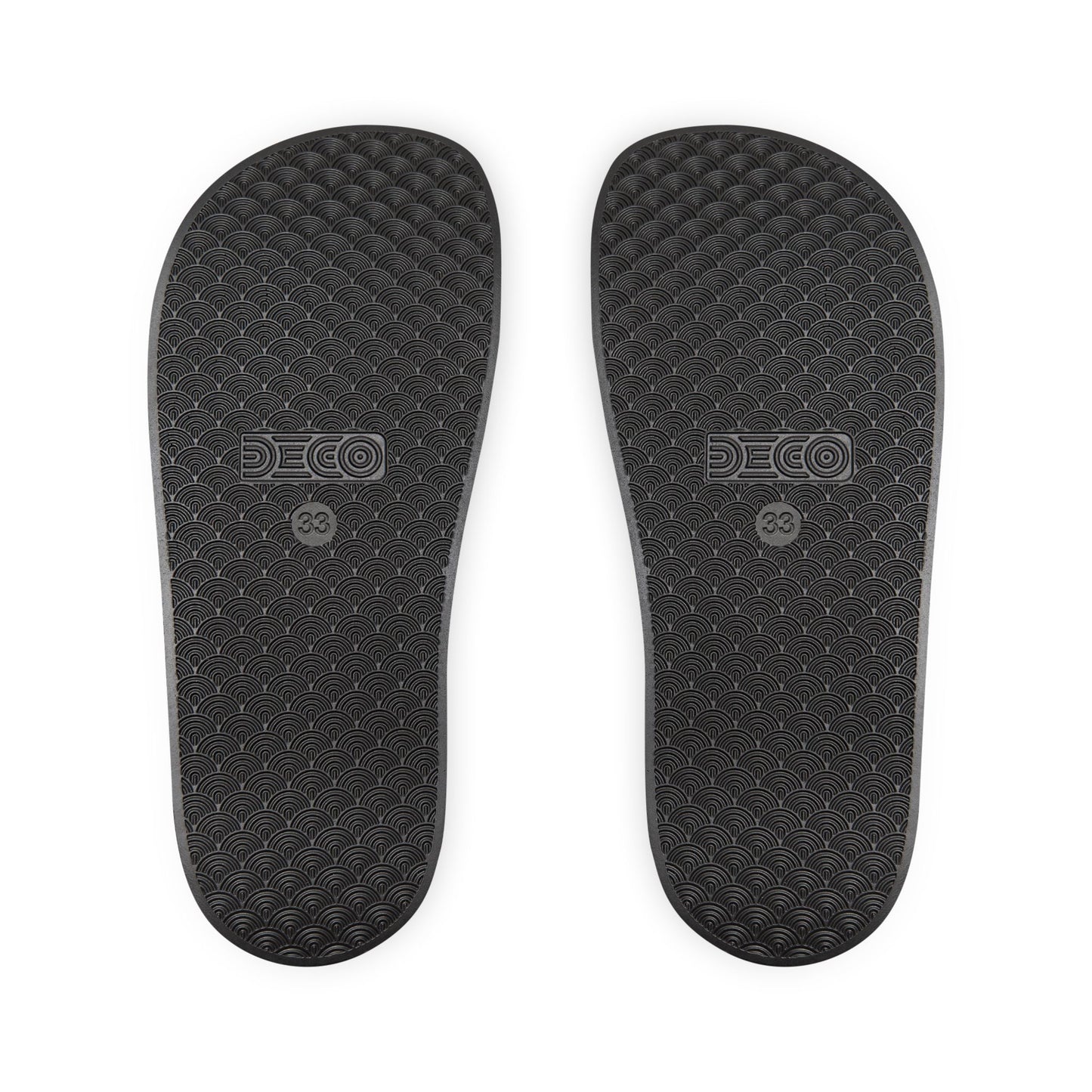 YOUTH SIZES - “Jeté” Official Logo Dance -Inspired Custom Footwear | Youth Sandal Slides with Removable Straps