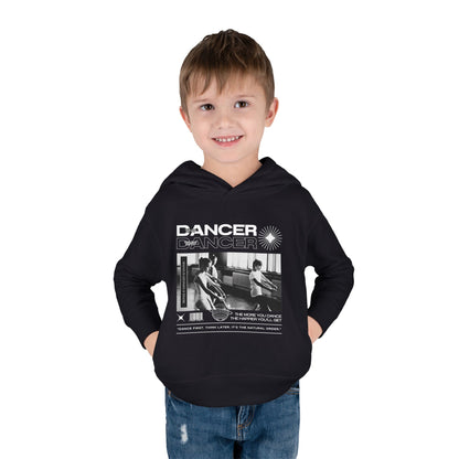 “Dancer” Toddler Pullover Hoodie – Streetwear-Inspired Ballet Class Graphic Sweatshirt for Kids”