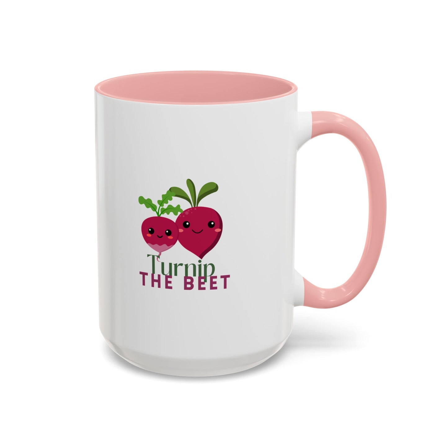 "Turnip the Beet" Accent Coffee Mug – Funny Dance Pun Ceramic Mug for Dancers and Music Lovers