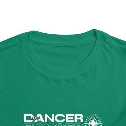 “Tiny Dancer" Toddler Short Sleeve T-Shirt – Streetwear-Inspired Ballet Class Graphic Tee for Kids