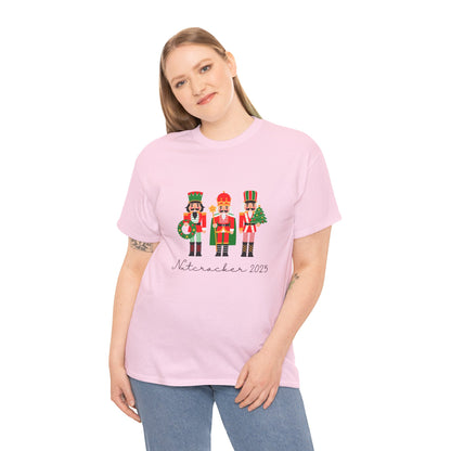 “Nutcracker 2025”  ADULT T-shirt – Unisex Heavy Blend Cotton Tee | Ballet Holiday Dance T-shirt for Dancers