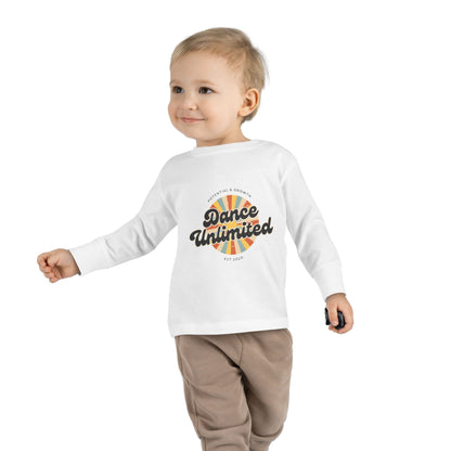 "Dance Unlimited – Potential & Growth" Toddler Dance T-Shirt – Retro Long Sleeve Tee for Kids