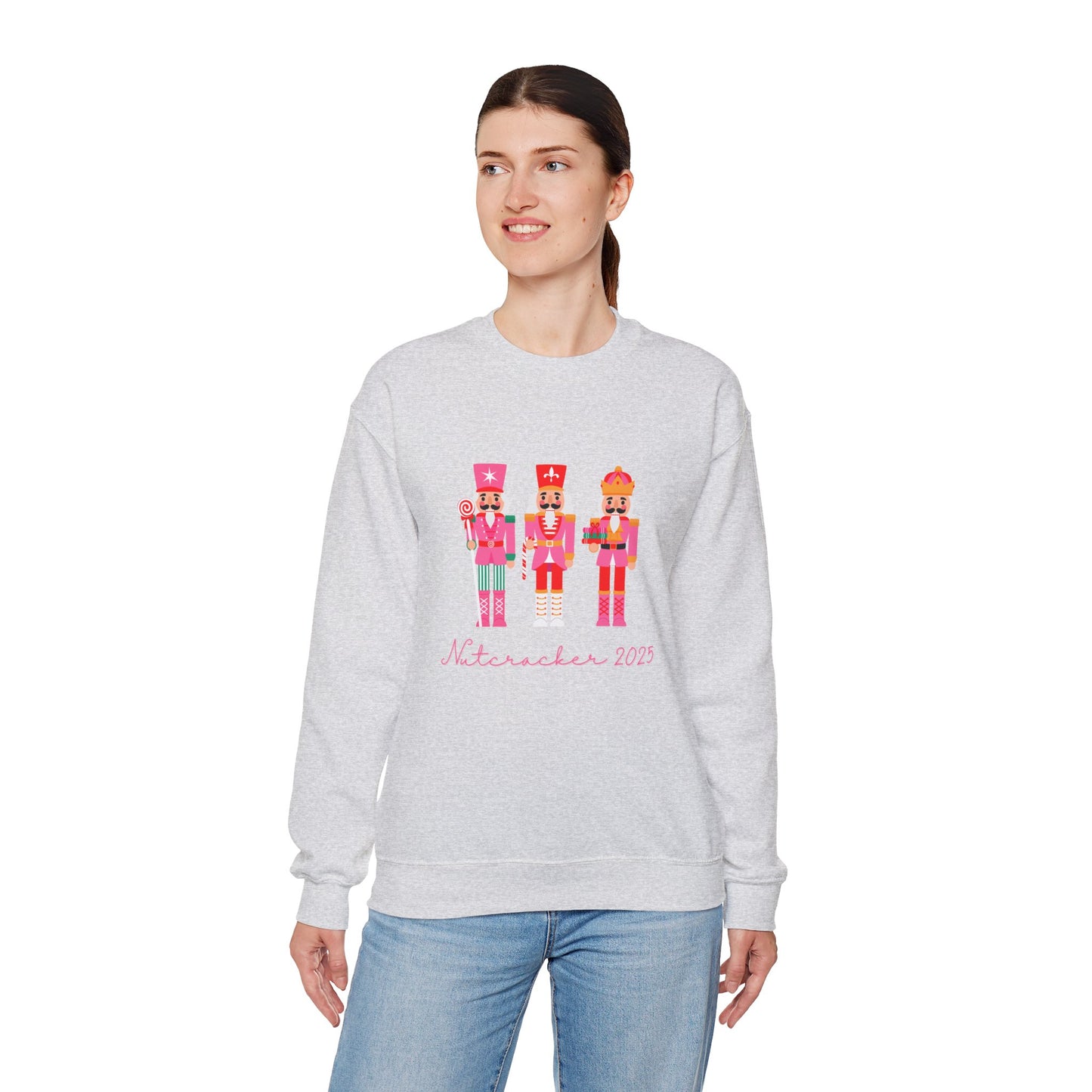 “Nutcracker 2025” ADULT Sweatshirt – Unisex Heavy Blend Crewneck | Ballet Holiday Dance Sweatshirt for Dancers