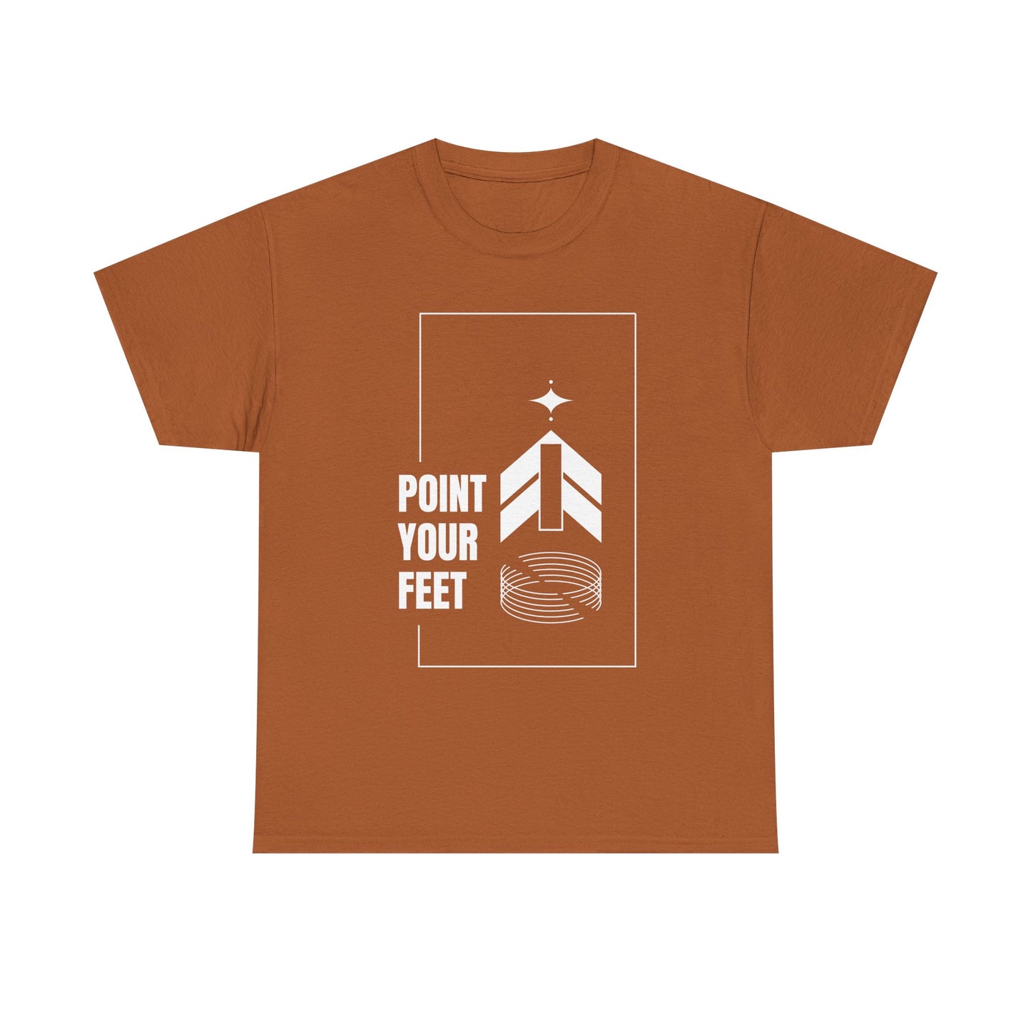 "Point Your Feet" Streetwear Dance Tee – Unisex Heavy Cotton Ballet-Inspired T-Shirt for Dancers