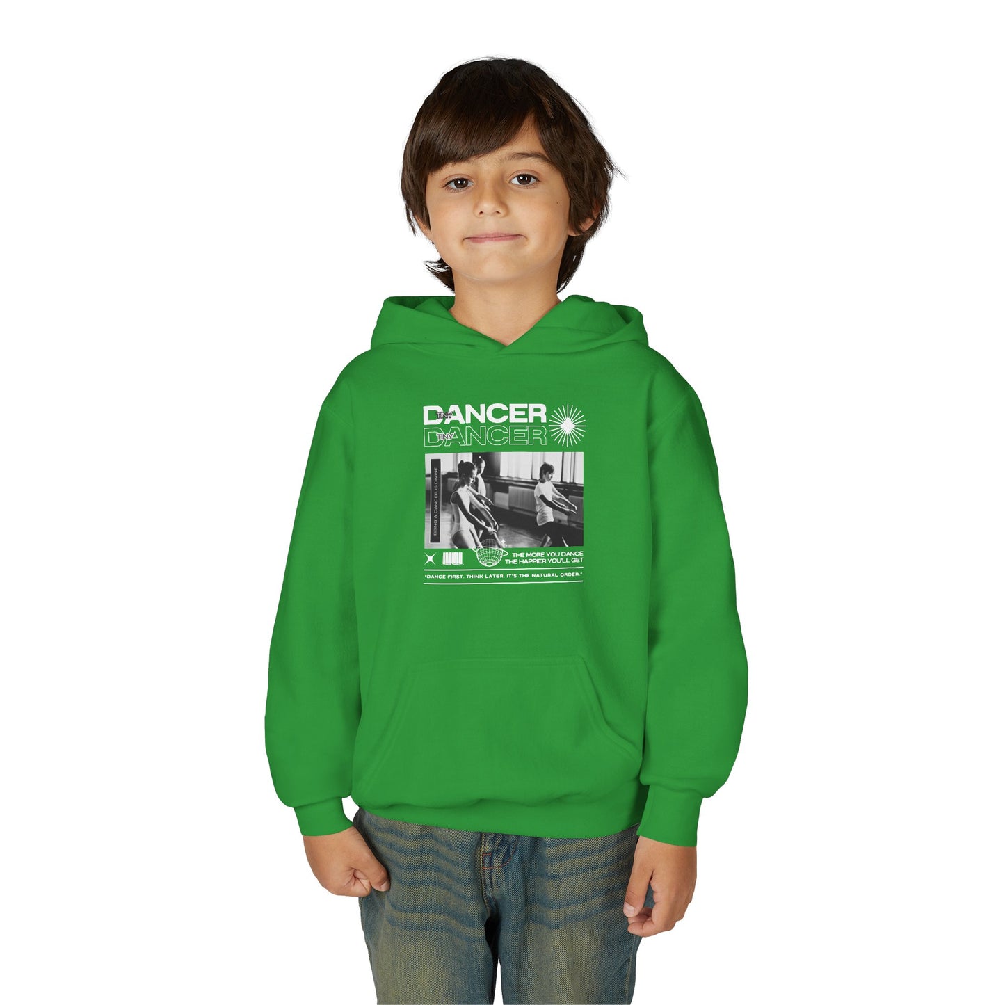 “Dancer” Young Ballet Class Graphic | Unisex Youth Hoodie – Streetwear-Inspired Ballet Dance Hoodie for Kids & Aspiring Dancers