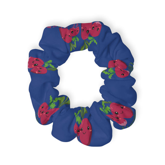 "Turnip the Beet” Scrunchie – Funny Dance Pun Hair Accessory with Cute Pepper Graphic
