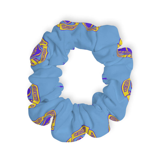 “Jeté Dance Gear” Scrunchie – Collegiate-Inspired Dance Team Hair Accessory for Dancers