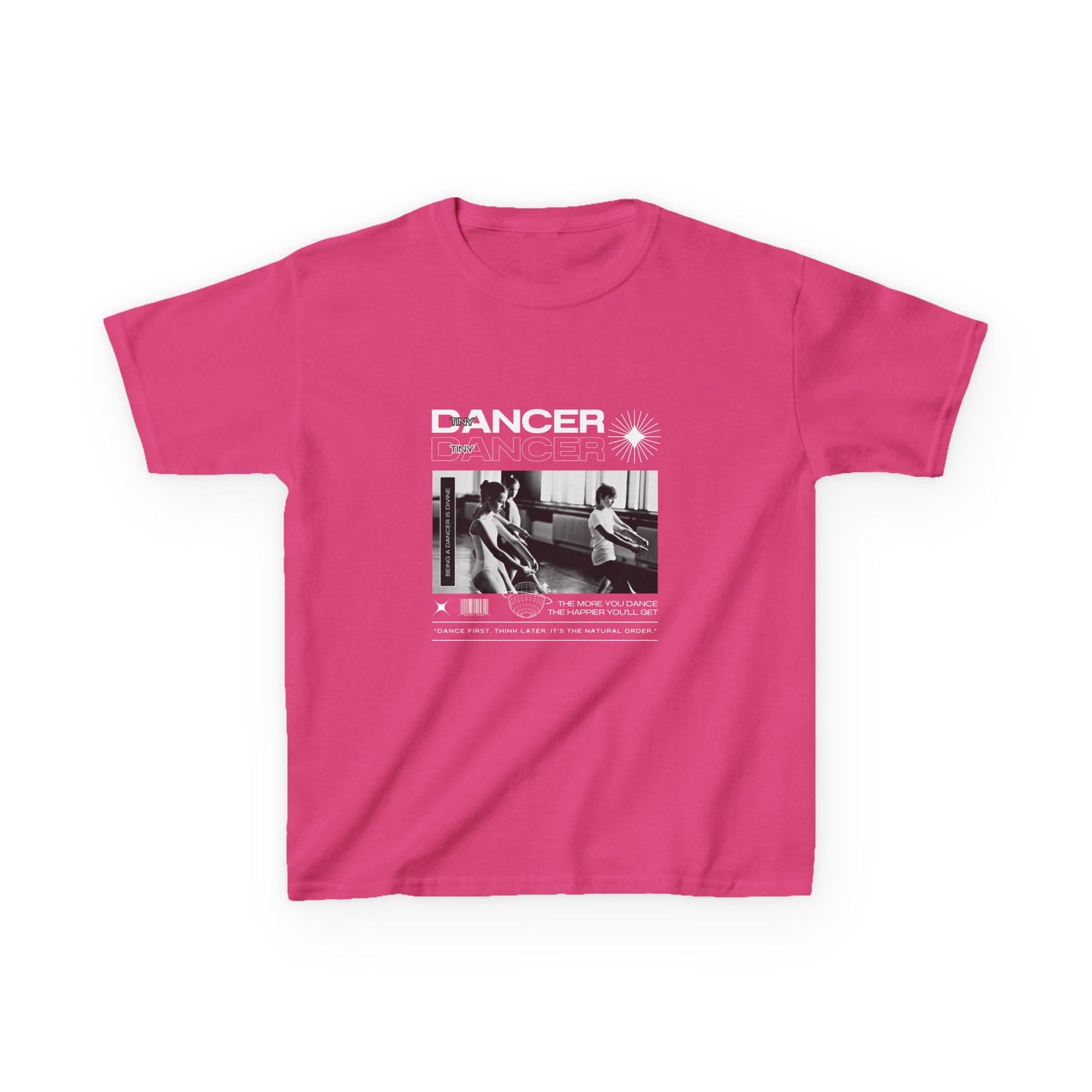 “Dancer” Youth Short Sleeve Tee – Ballet Class Streetwear-Inspired Dance Shirt for Kids