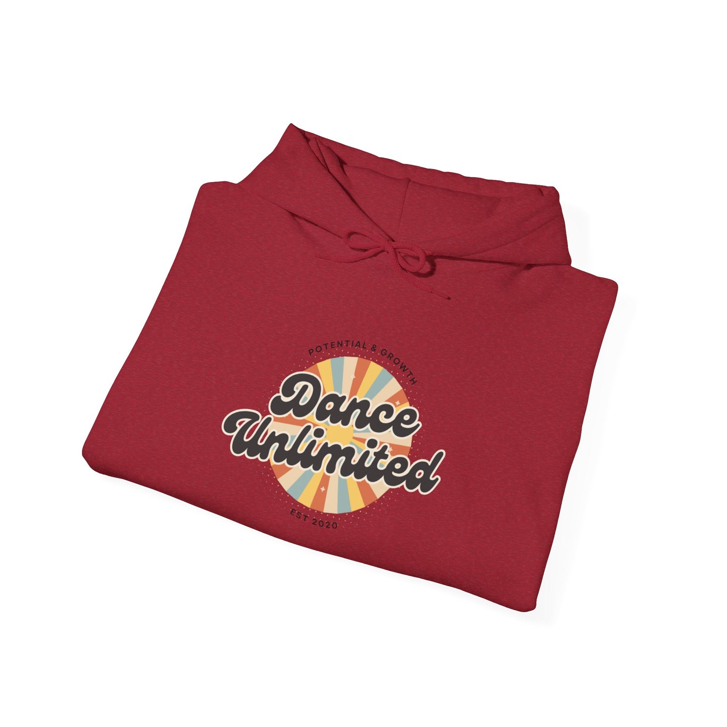 "Dance Unlimited – Potential & Growth" Retro Unisex Hoodie  Dance-Inspired Sweatshirt