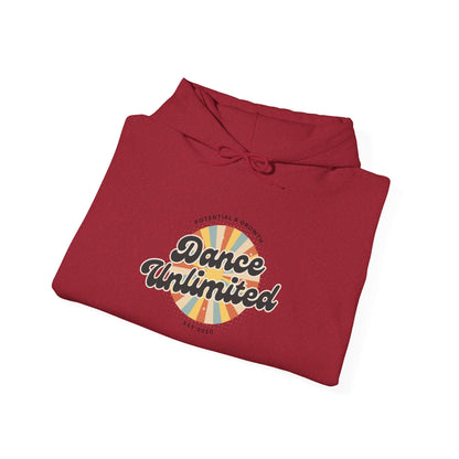 "Dance Unlimited – Potential & Growth" Retro Unisex Hoodie  Dance-Inspired Sweatshirt