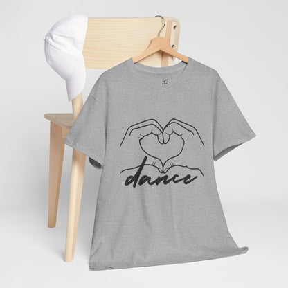"Dance" Heart Hands Unisex Heavy Cotton Tee – Heart Hands Graphic Dance Lover T-Shirt