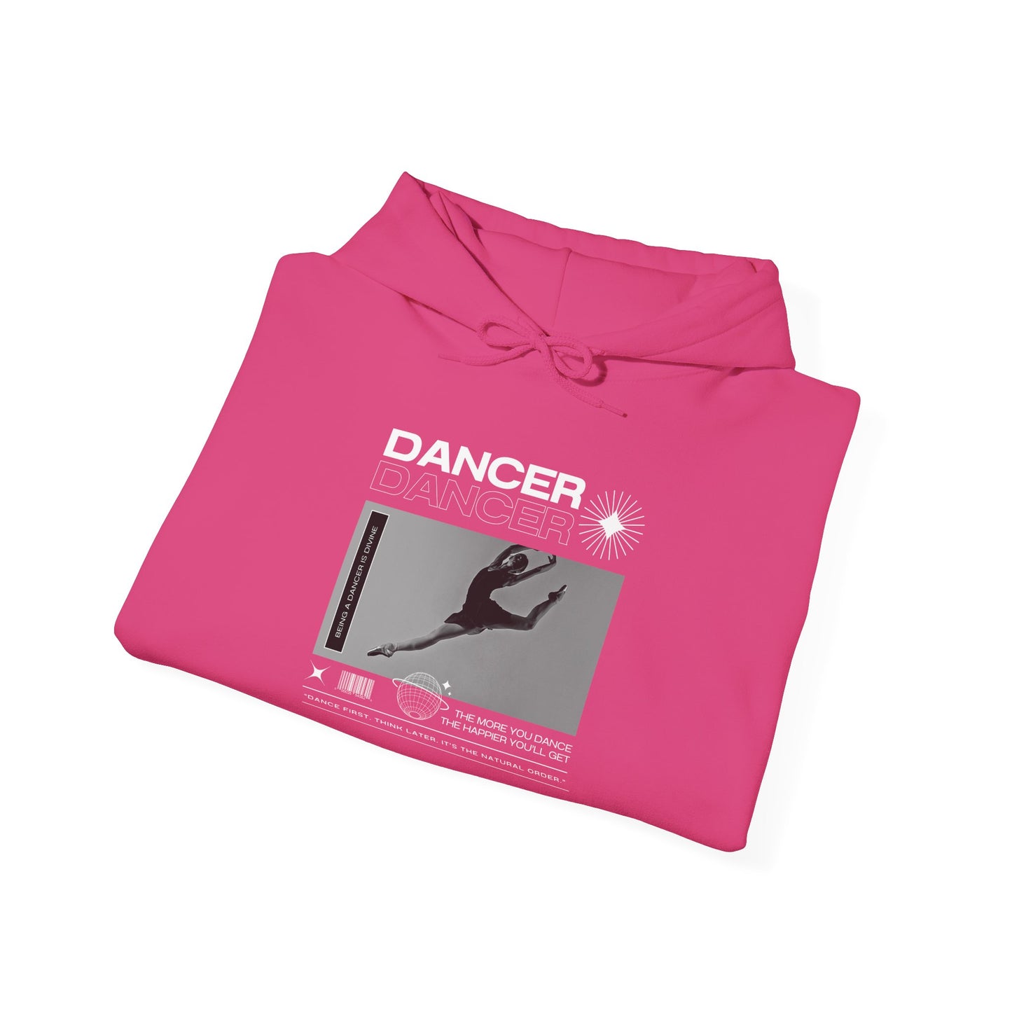 Dancer Streetwear Hoodie – Unisex Heavy Blend™ Hooded Sweatshirt with Inspiring Dance Mottos