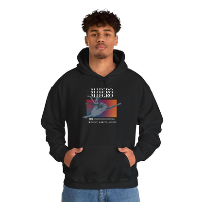 "Allegro" Ballet Definition Hoodie – Unisex Streetwear-Inspired Dance Sweatshirt with Ballerina Graphic