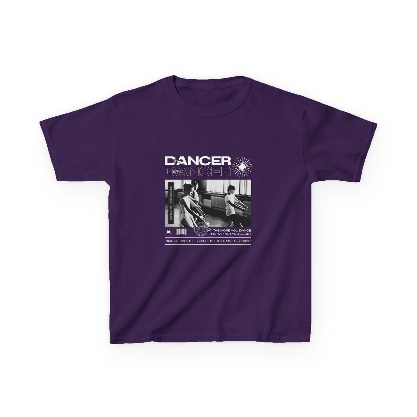 “Dancer” Youth Short Sleeve Tee – Ballet Class Streetwear-Inspired Dance Shirt for Kids