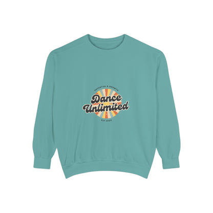 "Dance Unlimited – Potential & Growth" Unisex Lightweight Crewneck Sweatshirt – Retro-Inspired Motivational Dance Pullover for Performers & Creatives