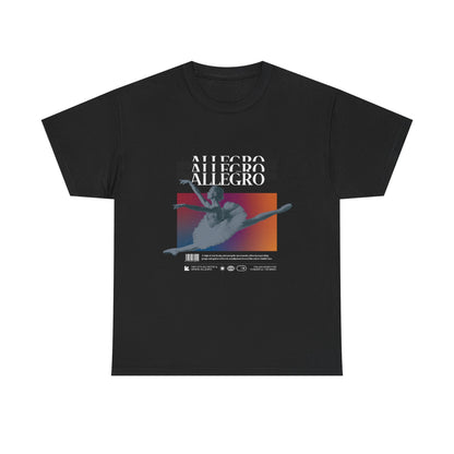 "Allegro" Ballet Definition Tee – Unisex Heavy Cotton T-Shirt with Ballet Streetwear Graphic