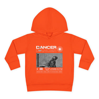 “Tiny Dancer” Toddler Pullover Hoodie – Streetwear-Inspired Ballet Dancer Graphic Sweatshirt for Kids