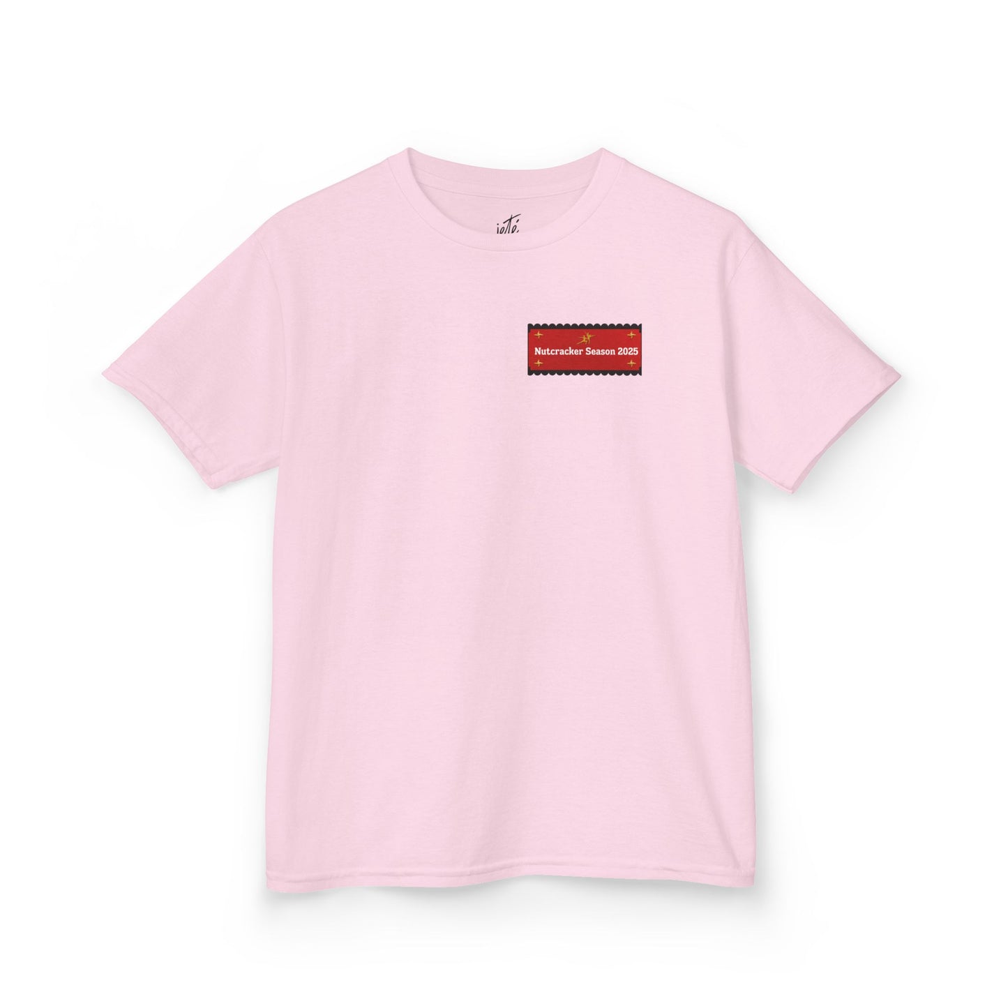 “Let’s Get to Cracking” YOUTH Back Print Tee + Nutcracker 2025 Front – Youth T-shirt | Ballet Holiday Dance Tee