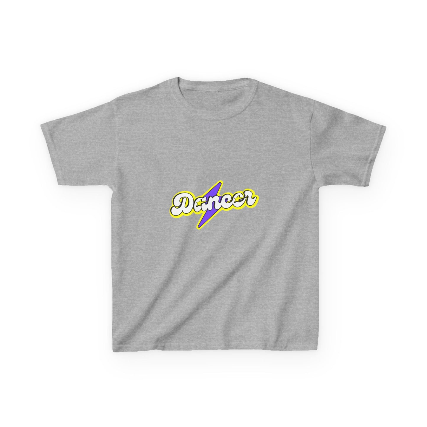 "Dancer" Youth Short Sleeve Tee – Superhero-Inspired Graphic Dance Shirt for Kids and Young Performers