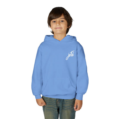 “Jeté” Official Embroidered Logo - Unisex Youth Hoodie | Classic Dance Hoodie for Kids & Young Ballet Enthusiasts
