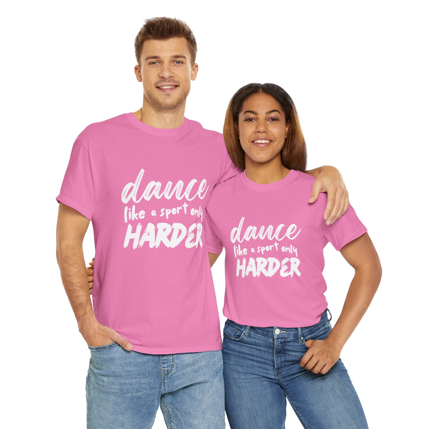 “Dance Like a Sport Only Harder” Unisex Heavy Cotton T-Shirt – Dance-Inspired Graphic Tee for Adults & Kids