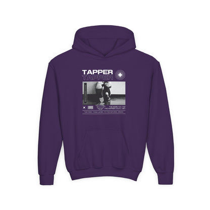 “Tapper” Tap Shoes Streetwear Graphic | Unisex Youth Hoodie – Tap Dance Hoodie for Kids & Young Performers