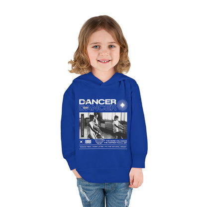 “Dancer” Toddler Pullover Hoodie – Streetwear-Inspired Ballet Class Graphic Sweatshirt for Kids”