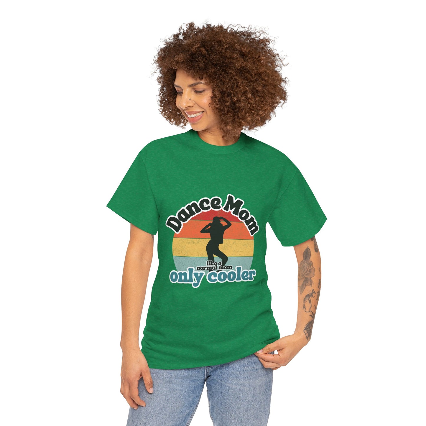 "Dance Mom" T-Shirt – Funny Retro Graphic Tee for Cool Moms | Unisex Heavy Cotton Tee