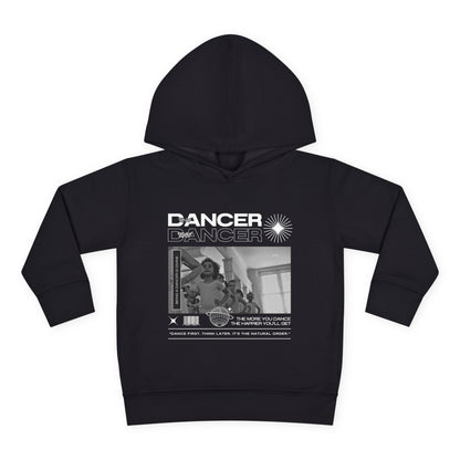 “Tiny Dancer” Toddler Pullover Hoodie – Streetwear-Inspired Ballet Class Graphic Sweatshirt for Kids