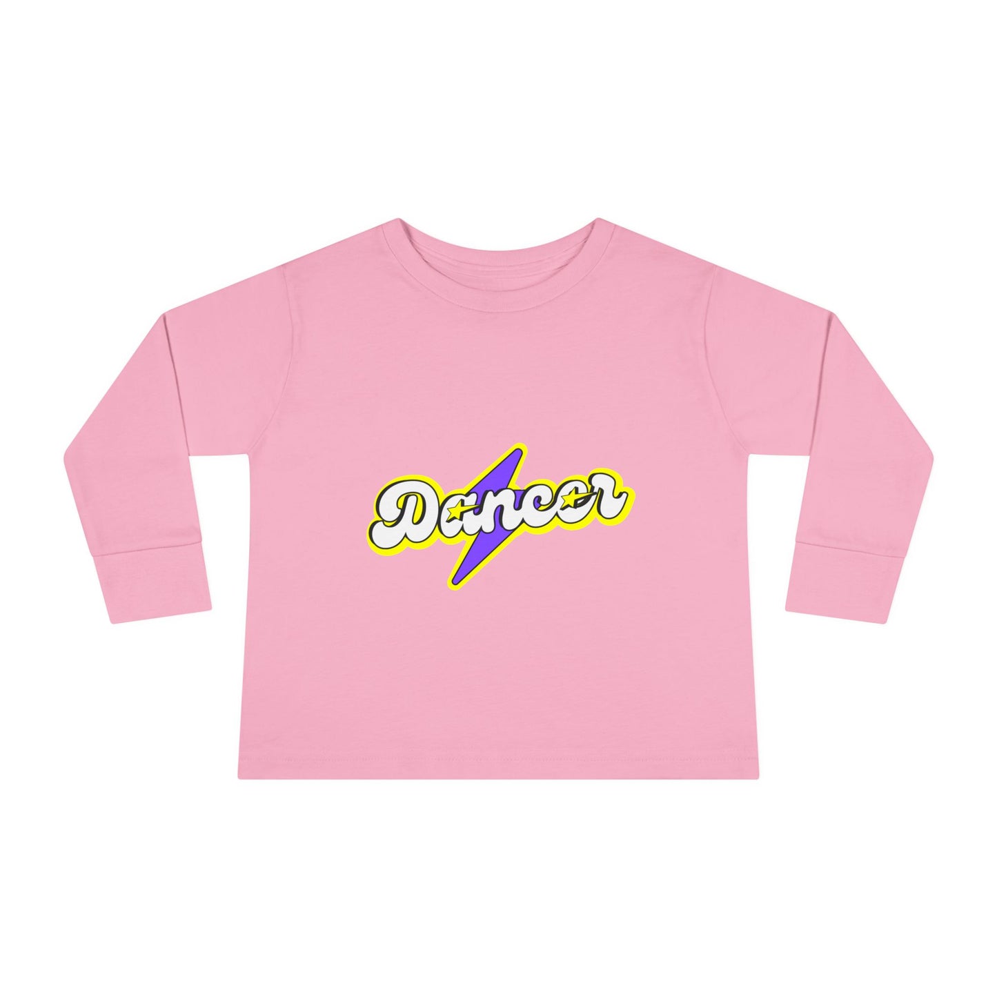 "Dancer" Toddler Dance T-Shirt – Bold Superhero-Inspired Long Sleeve Tee for Kids