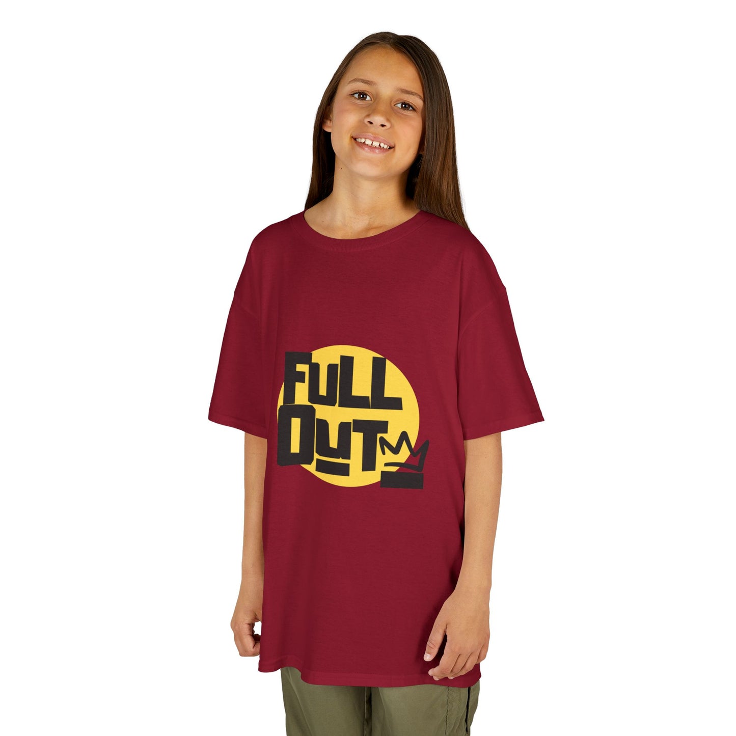 "Full Out" Dance Youth T-Shirt – Bold Streetwear-Inspired Graphic Tee for Dancers