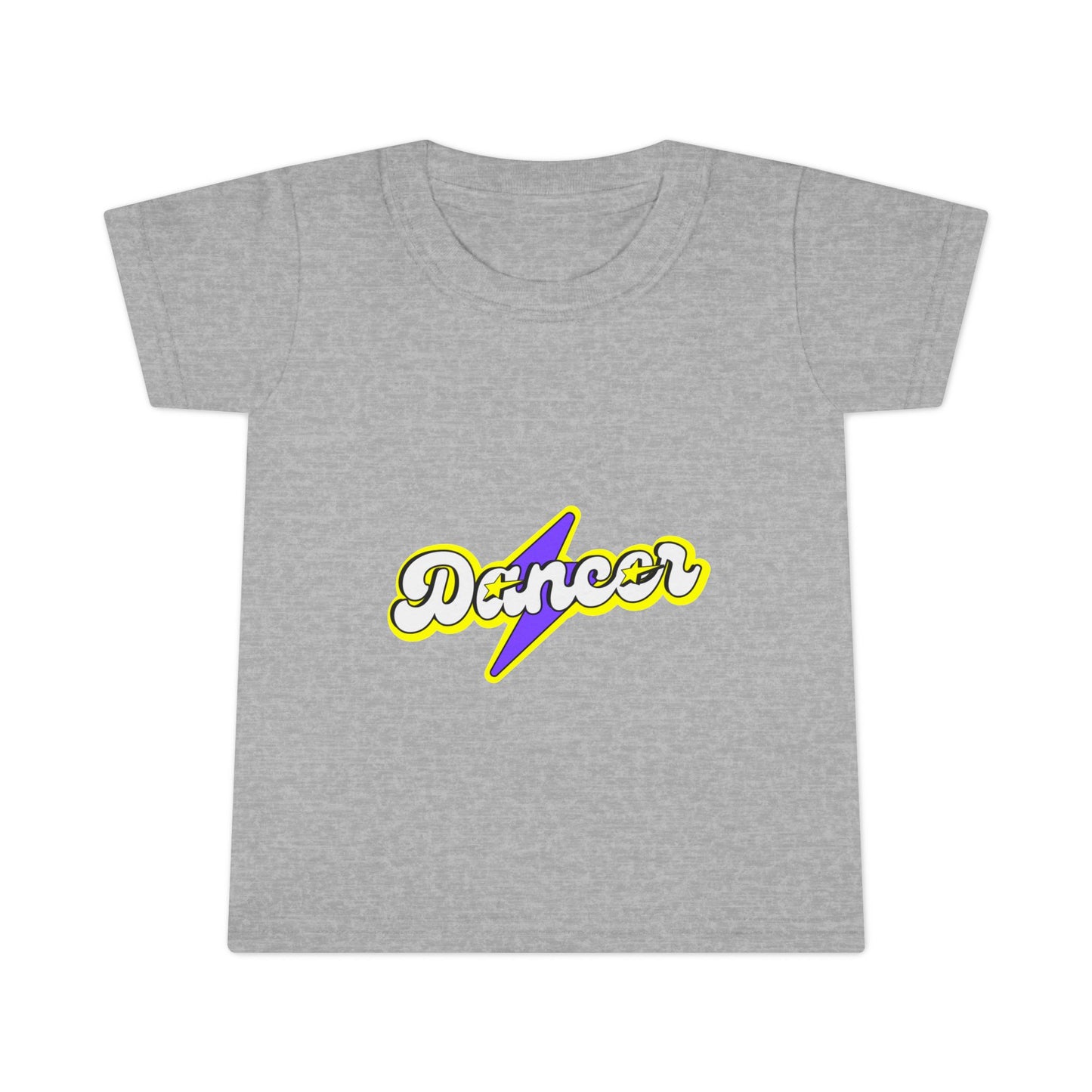 "Dancer" Toddler Dance T-Shirt – Bold Superhero-Inspired Short Sleeve Tee for Kids
