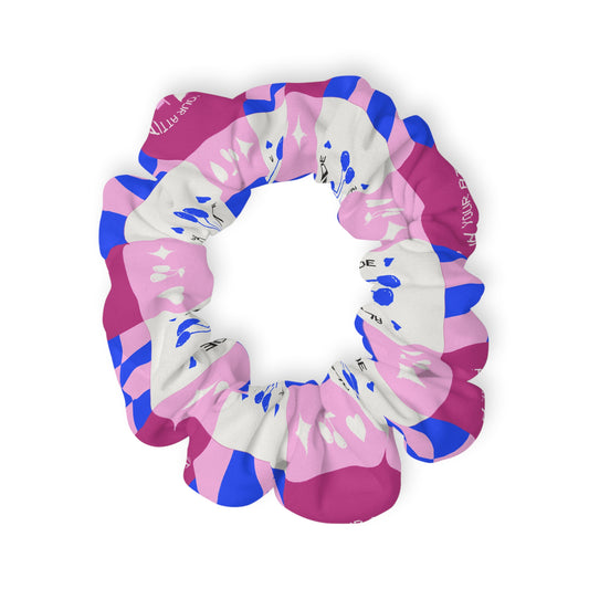 “Dancer – All in Your Attitude” Scrunchie – Retro Dance Hair Accessory with Motivational Graphic