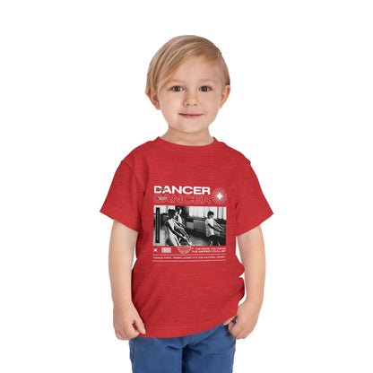 “Tiny Dancer" Toddler Short Sleeve T-Shirt – Streetwear-Inspired Ballet Class Graphic Tee for Kids