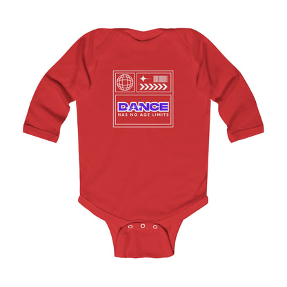 "Dance Has No Age Limits" Streetwear Dance Graphic – Infant Long Sleeve Bodysuit