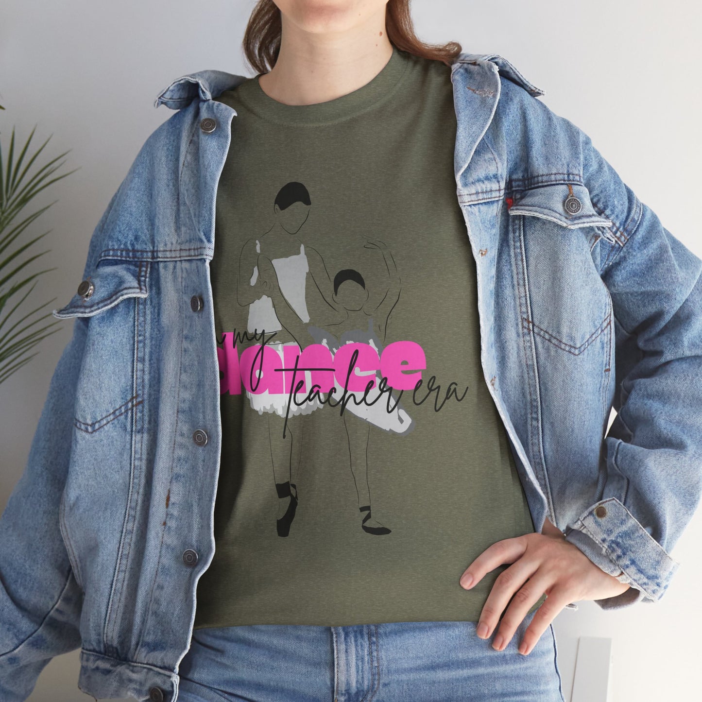 "In My Dance Teacher Era" Ballet Graphic Unisex Heavy Cotton Tee – Ballet Instructor Gift Shirt