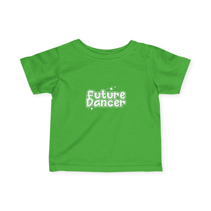 “Future Dancer” Infant Fine Jersey Tee – Adorable Dance-Themed Baby T-Shirt for Tiny Ballerinas and Little Movers