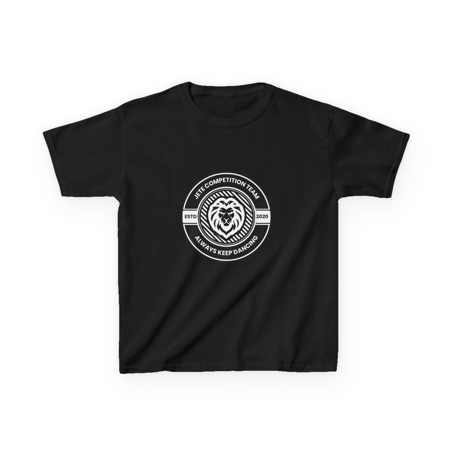 "Jeté Competition Team – Always Keep Dancing" Collegiate Graphic Tee - Youth Dance Team T-Shirt