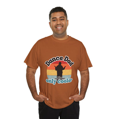 "Dance Dad" Unisex Heavy Cotton Tee – Funny Retro Dance Shirt for Cool Dads