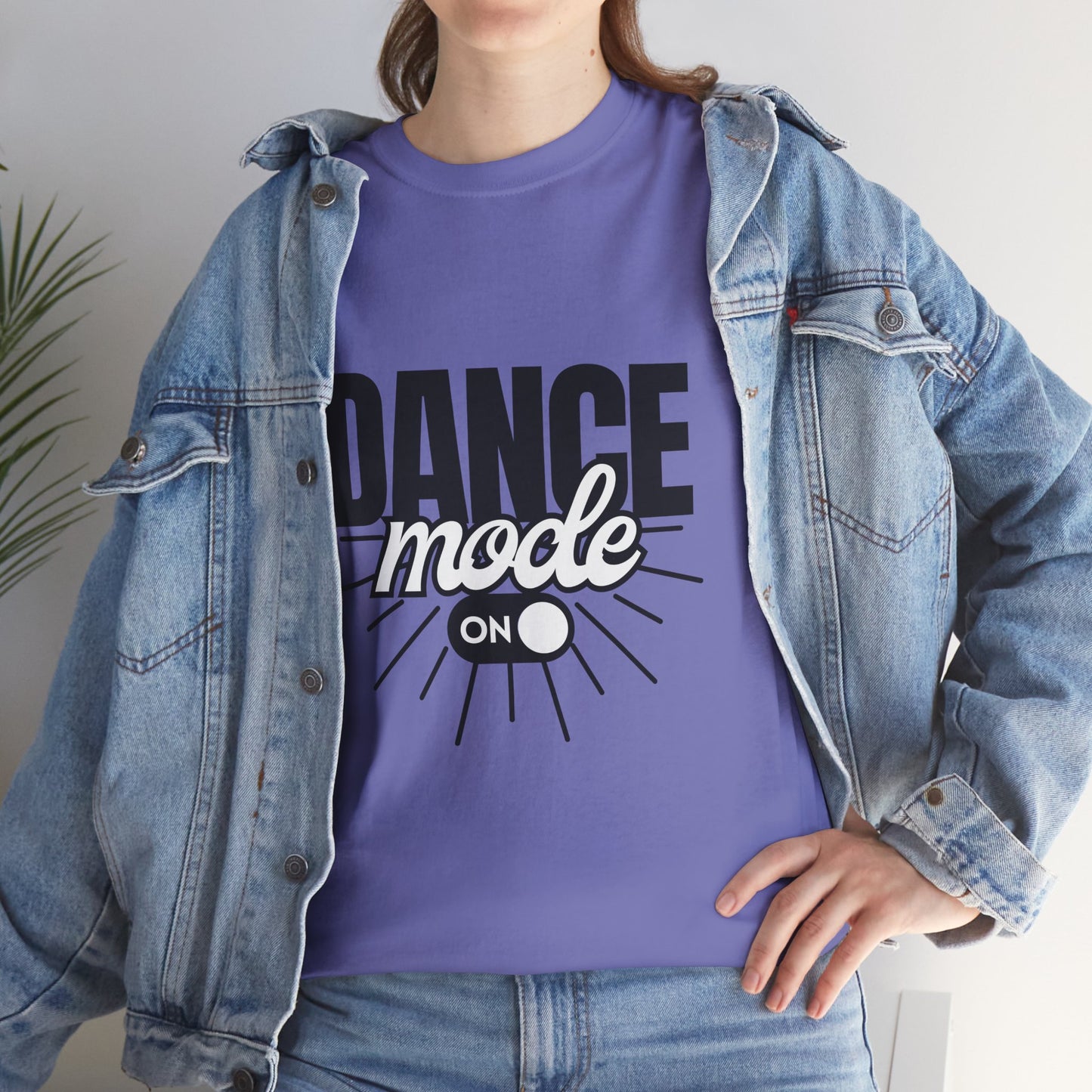 Dance Mode: On Unisex Heavy Cotton T-Shirt – Dance-Inspired Graphic Tee for Adults & Kids