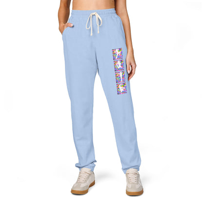 Levels Premium Collection Dancer Sweatpants – Vibrant Unisex Streetwear Joggers with Bold Dancer Silhouette Graphic