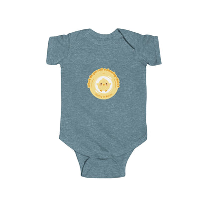 "What do you call a dancing chick? Poultry in Motion" Infant Short Sleeve Bodysuit – Funny Dancing Chick Baby Outfit, Cute Dance-Themed Baby Gift