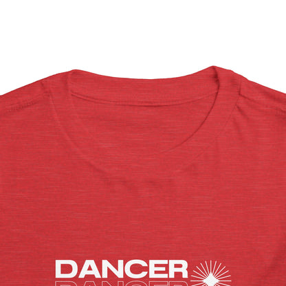 “Dancer" Toddler Short Sleeve T-Shirt – Streetwear-Inspired Ballet Barre Graphic Tee for Young Kids